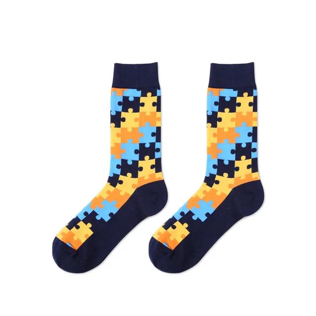 Personal Fashion Tide Brand Cotton Sock Medium Long Leg Socks for Men
