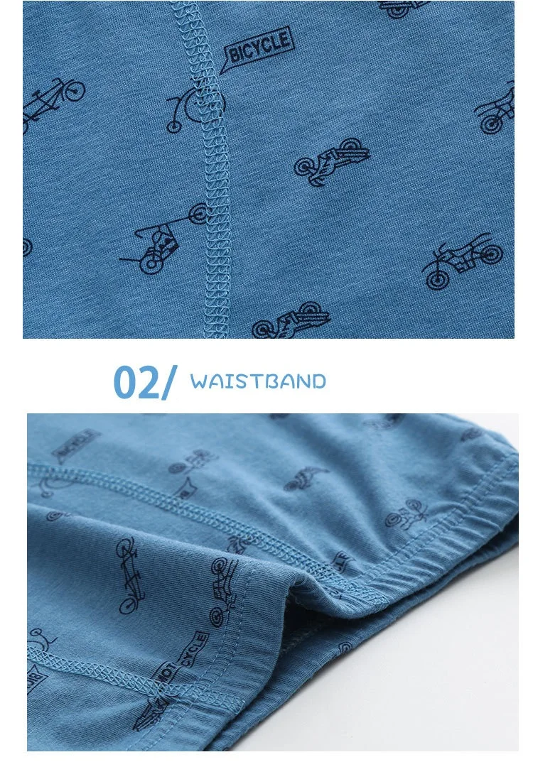 new free shipping high quality boys boxer shorts panties kids Bicycle design children underwear 2-14year 10pcs/lot