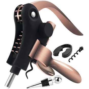 

Wine Opener Set - Premium All-In-One Wine Bottle Opener Kit - Lever Wine Opener Corkscrew Set-Wine Opener Kit Cute