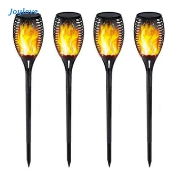 

JOYLOVE Solar Powered Flame Lamp Waterproof 96LEDs Lawn Flame Flickering Torch Light Outdoor Solar Fire Light Garden Decoration