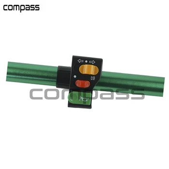 

22mm 7/8" Universal Motorcycle Handlebar Switch 3 Control Button in 1 Headlight Turn Signal Horn For ATV Dirt Bike Moped