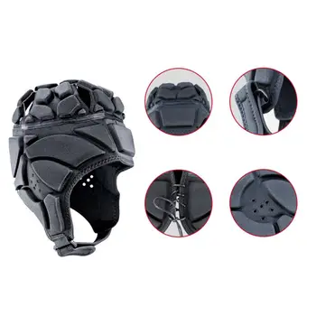 

Newest Adjustable Soccer Goalkeeper Goalie Helmet Head Protector Support Accessories