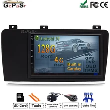 Rádio gps steereo do carro de android 10 para volvo xc70 v70 s60 2004-2008 reprodutor de multimídia do núcleo de hexa do automóvel bt wifi painel da guarnição