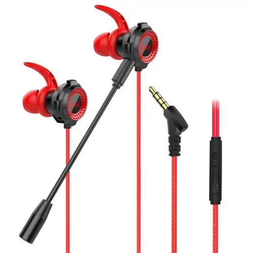 G11-A Universal Portable Dynamic Noise Reduction In-Ear Wired Call Earphones Gaming Computer Earpiece With Stereo Sound Mic | Электроника