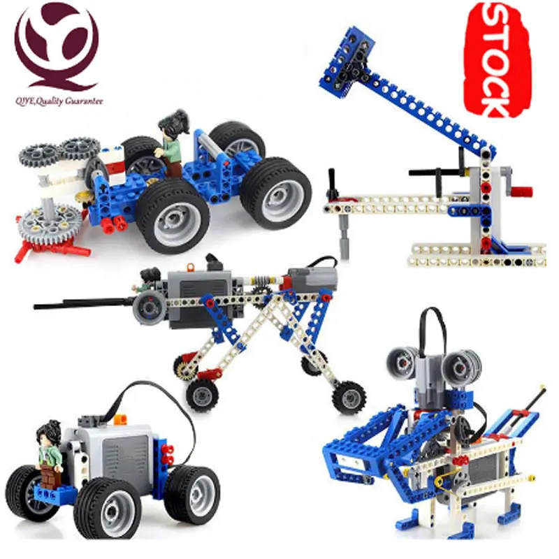Конструктор QIYE Lepinblocks MOC Mechanic модель Legoinglys 9686 9656 года простой набор игрушек с