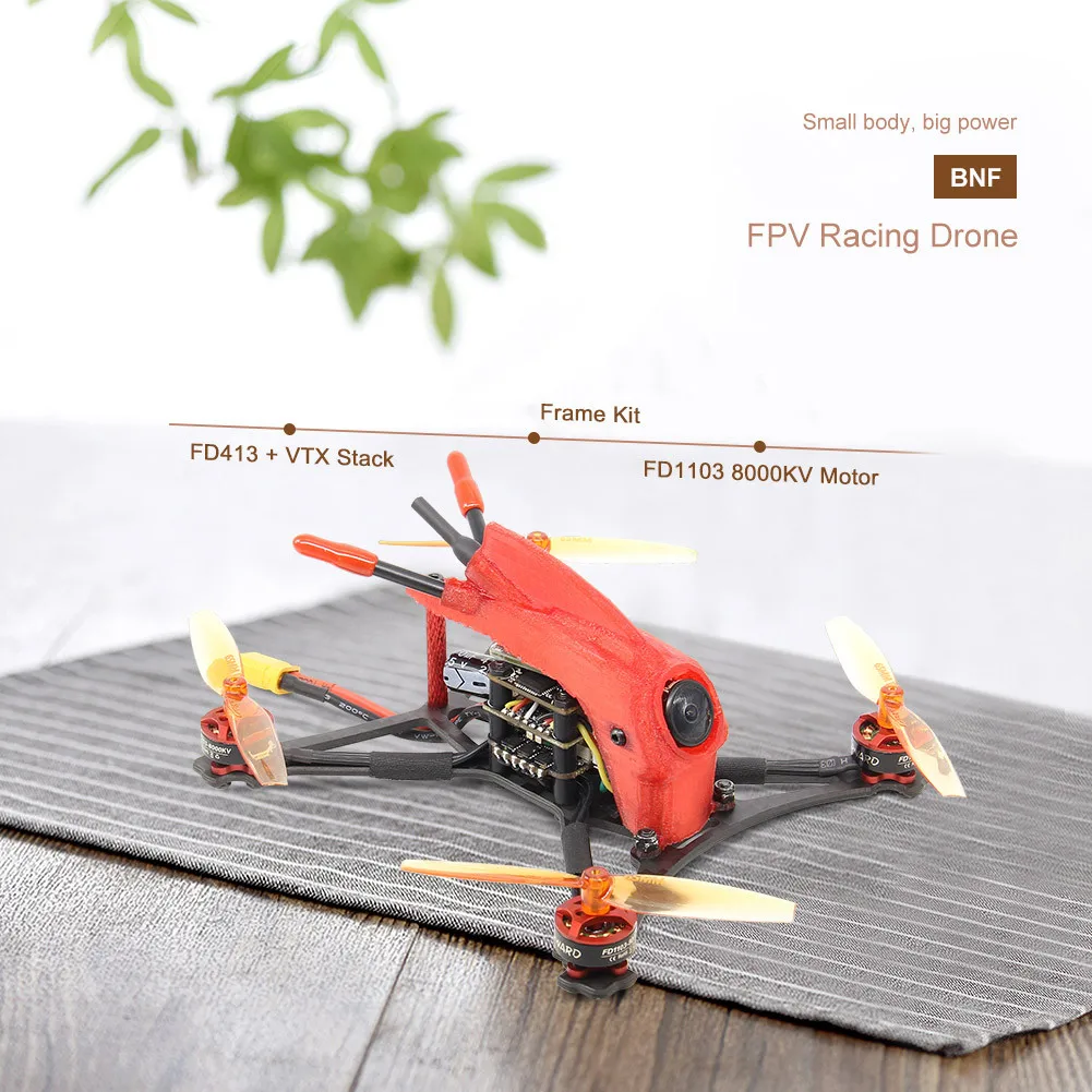 Дрон 4k dji spark refaccionesHGLRC 120 FPV гоночный дрон BNF F411 управление полетом 13A 4в1 ESC 1103 моторный FPV дро дрон