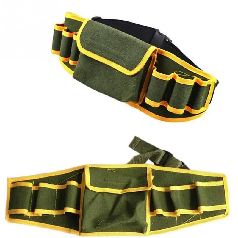 tool pouch belt Hardware Mechanic Canvas Bag Electrician Multifunction Pouch Holder Belt Packs Work Tool Kit Waist Bag Tools best rolling tool box