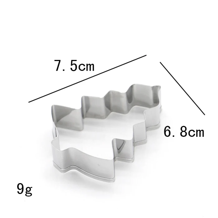 Нержавеющая сталь Рождественский торт резка для печенья и помадки формы галстук-бабочка/Рождественская елка/Конфеты выпечки кекс Кондитерские инструменты DIY HFing