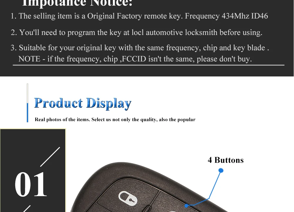 Chiave/Telecomando Per Jeep Grand Cherokee M3n40821302 433mhz Id46 Circuito Integrato Originale Keyless - Ricambi Originali 2/3/4/5bt Smart Fob Jeep - He1ed43b419e74dd99c4ca4a7e7d7059fT