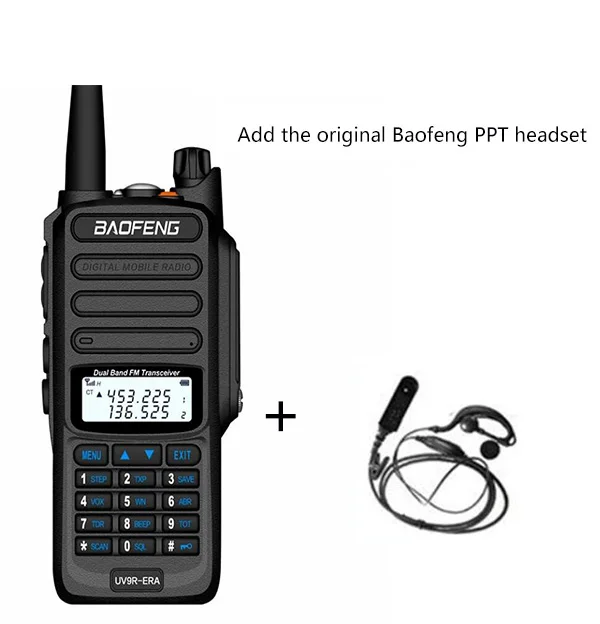 New IP68 waterproof uv 9r plus 20w ERA walkie talkie long range 30km car cb ham radio hf transceiver UHF radio station 2