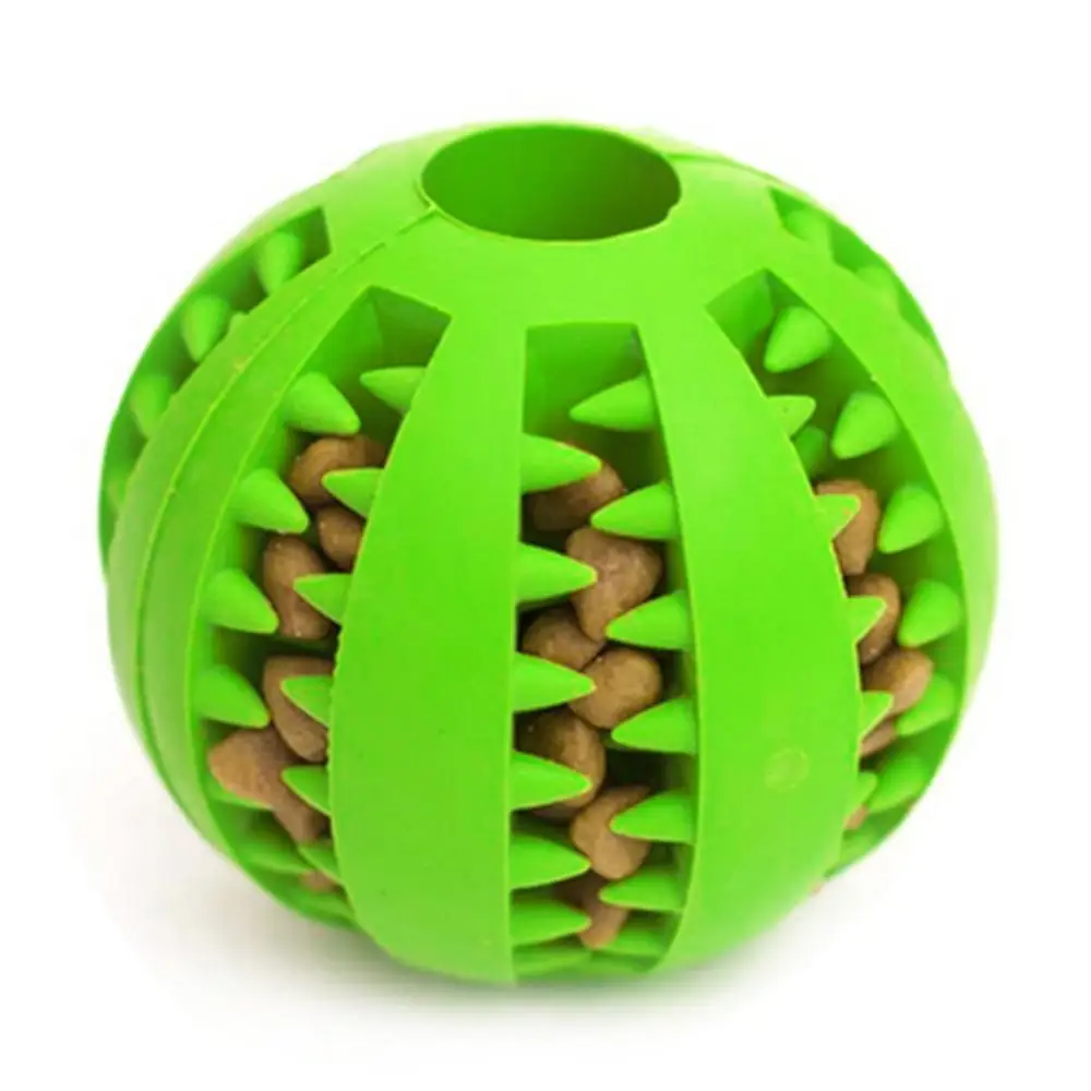 

Pet Dog Ball Toy Interactive Rubber Balls Pet Dog Cat Puppy Elasticity Ball Dog Chew Toys Tooth Cleaning Balls Toys For Dogs 30
