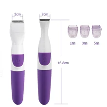 Для женщин 2 в 1 депилятор бритва влажная сухая бритва бикини линия подмышек для удаления волос триммер V9-Drop