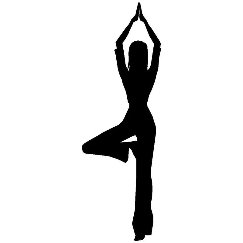 ()window stickers 5*15.2CM Yoga Meditation window Sticker Reflective Vinyl Decals Motorcycle Sports Hobby C2-0524 | Игрушки и хобби