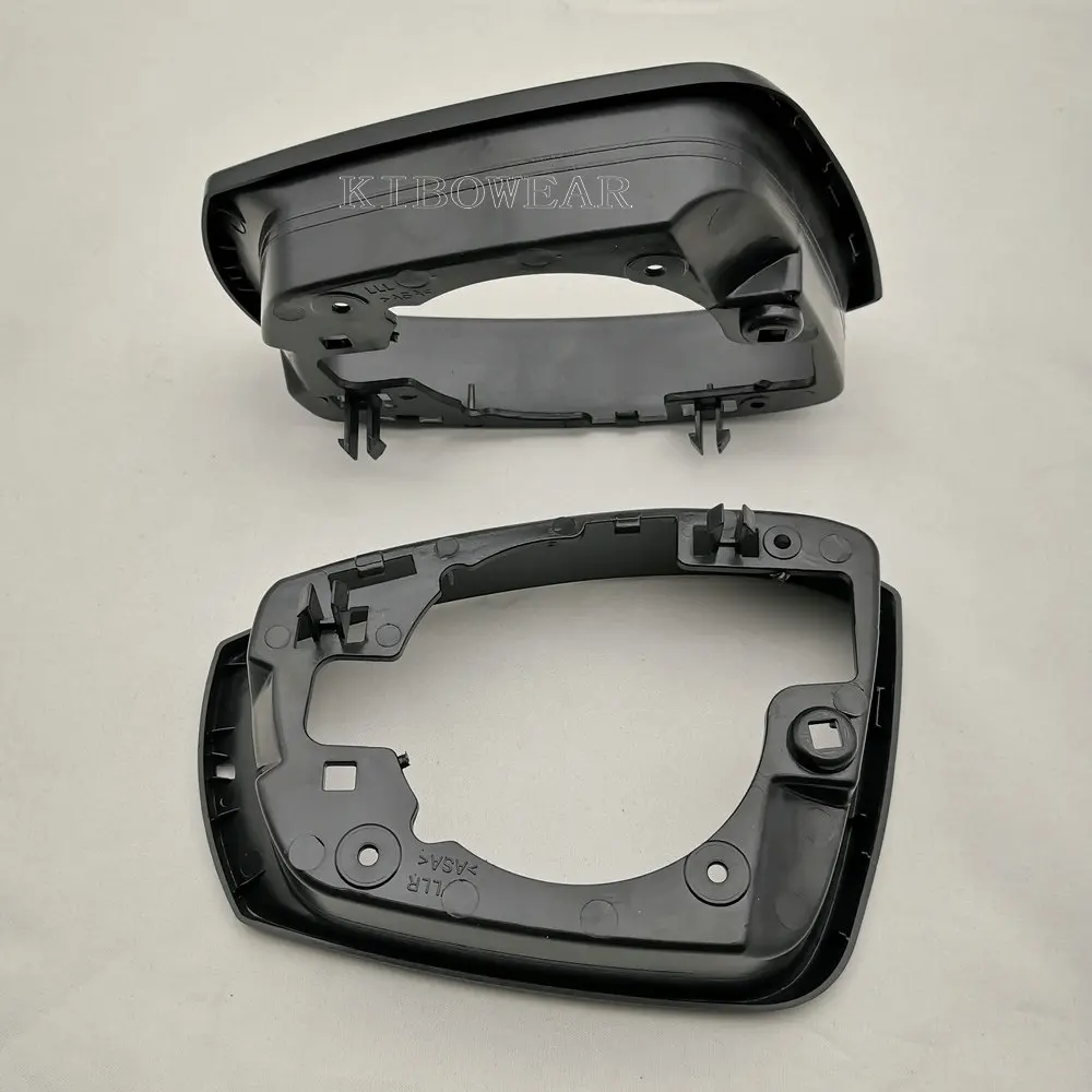 VW 폴로 6R 6C MK5 V 용 사이드 윙 미러 하우징 프레임 교체 표시기 홀더 트림 유리 서라운드 2009 2014 2016 2017