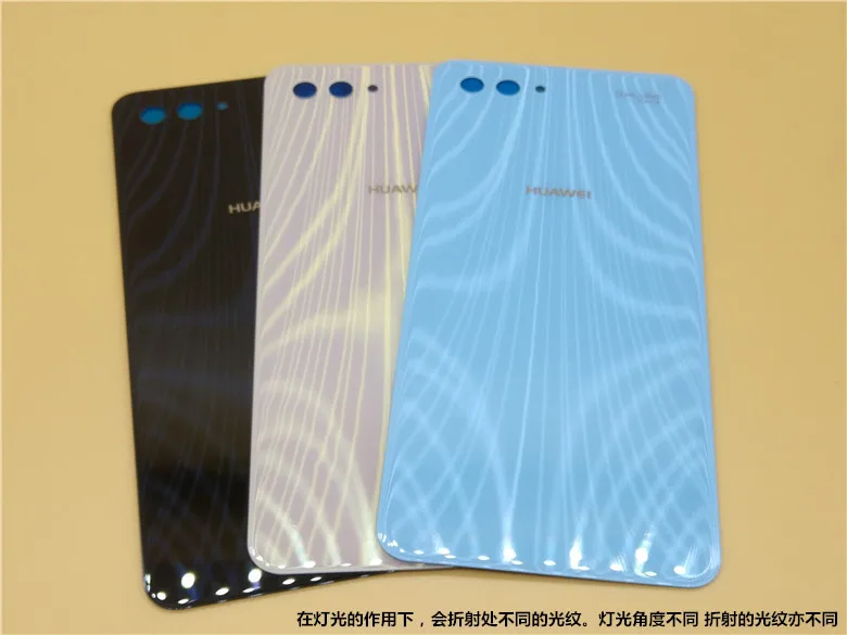 10 шт. задний корпус для Huawei NOVA 2S задняя крышка стеклянная батарея чехол с линзы логотипа рамка вспышка лампа замена H