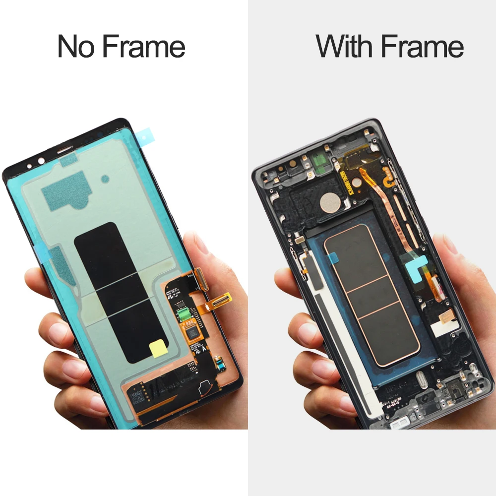 100 Original Super AMOLED LCD For Samsung Galaxy NOTE 8 LCD N950 N950F Display Touch Screen 3
