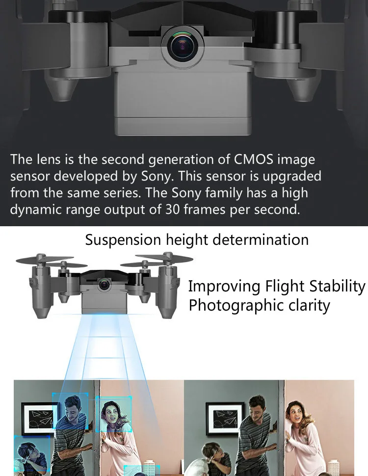 Eachine Радиоуправляемый Дрон миниатюрный пульт дистанционного управления летательный аппарат БПЛА складной Квадрокоптер аэрофотосъемка для мальчиков наружная передача данных в реальном времени