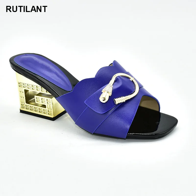 

African Women Wedding Pumps High Heels Fashion Elegant Italy Style Shoes Summer Slip on Lady Pumps Designer Shoes Women Luxury