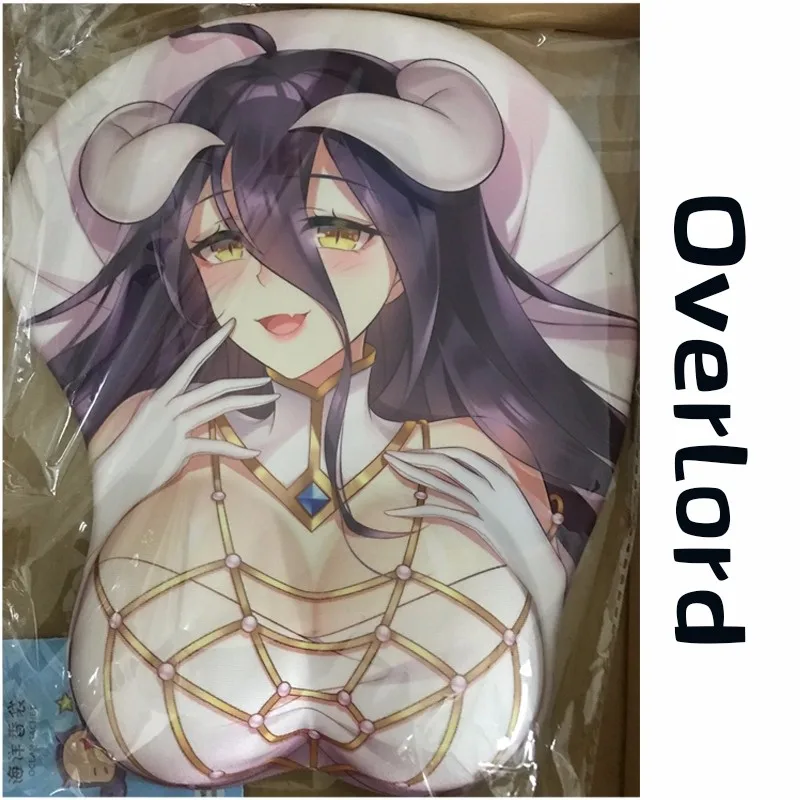 Hot Japanese Anime Overlord Albedo Lycra Mouse Pad 3d Gaming Playmat Wrist Rest Other Anime Collectibles Monomagazine Collectibles