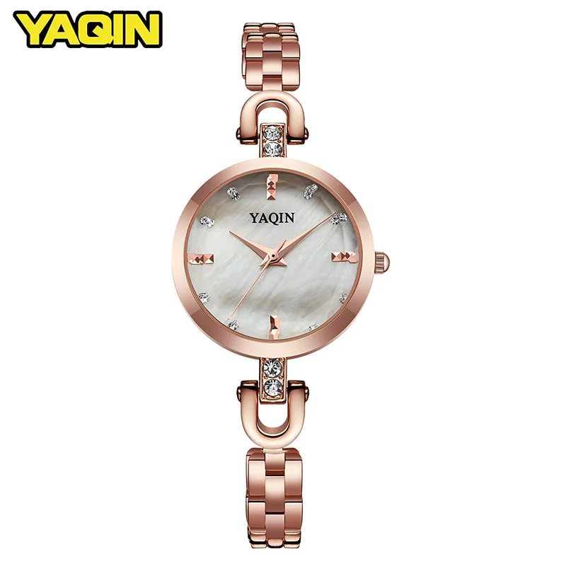 

YAQIN Vrouwen Horloges Top Brand Luxe Armband Gouden Horloge Mode Dameshorloge Relogio Feminino Montre Femme