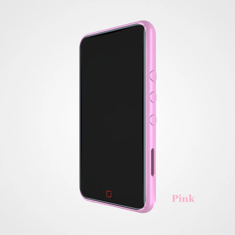 Pink Mahdi металлический портативный Bluetooth MP4 MP3 музыкальный плеер fm-радио HD сенсорный экран Поддержка TF секундомер мини MP4 плеер динамик - Цвет: Pink