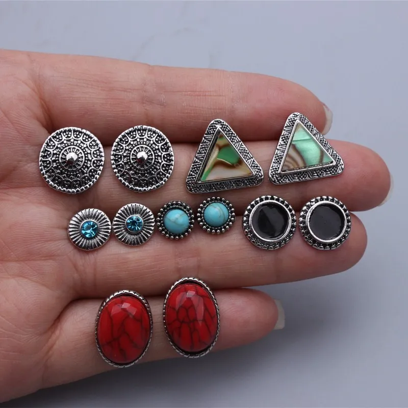 natural stone earrings