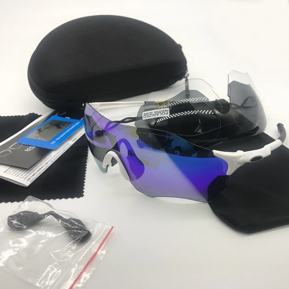 3 lens polarized 03 Поляризационные очки с 3 линзами для спорта на открытом воздухе, для езды на велосипеде, Mtb, шоссейные, велосипедные солнцезащитные очки, очки для езды,, мужские, женские, велосипедные очки - Цвет: 3 lens polarized 03