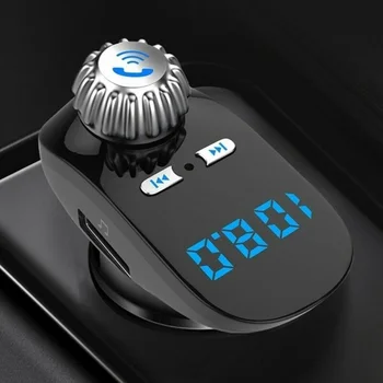 

12-24V 87.5-108.0MHz Car Hands-free Bluetooth Wireless LCD FM Transmitter Stereo Music Dual USB Fast Charger Car Accessories
