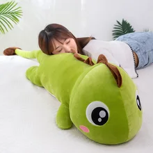 

60-130CM Big Size Long Lovely Dinosaur Plush Toy Soft Cartoon Animal Dinosaur Stuffed Doll Pillow for Kids Girl Birthday Gift