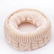 Зимний шарф, теплый шарф для девочек, для мальчиков, детский вязаный шарф с воротником, теплый хлопковый вельветовый красивый однотонный шарф,#30