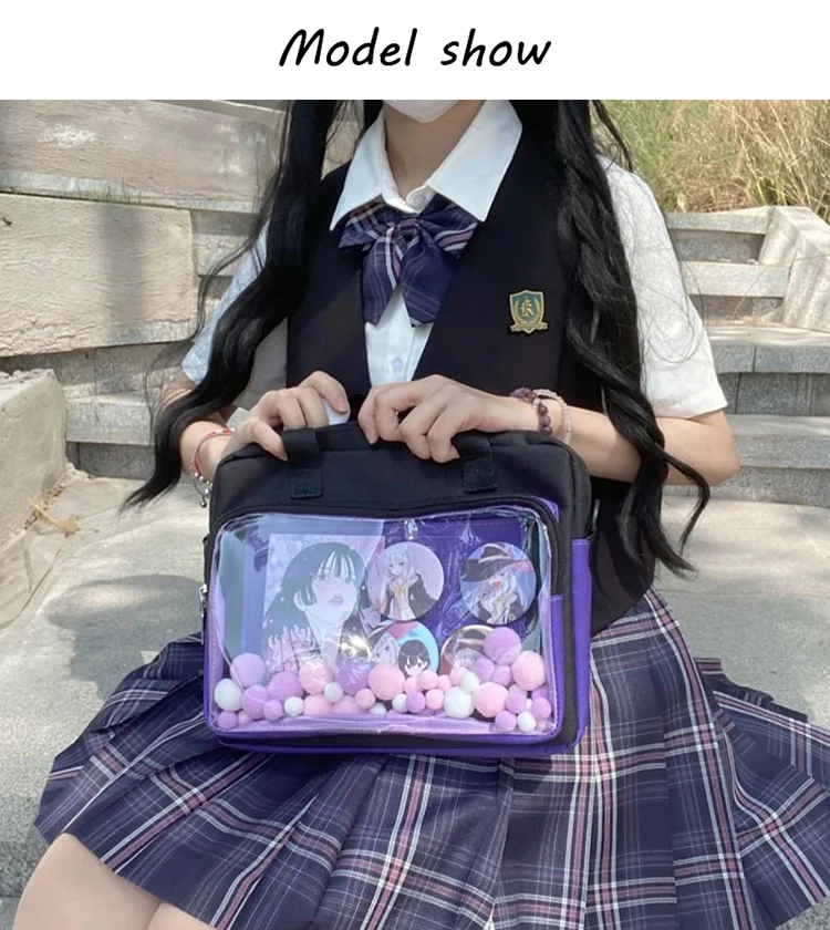 JK uniform shoulder bag Sexy Shoulder bag Cute handbags for women Teen Girls Shopper bag Handbag Japanese Ita Bag Women's bag