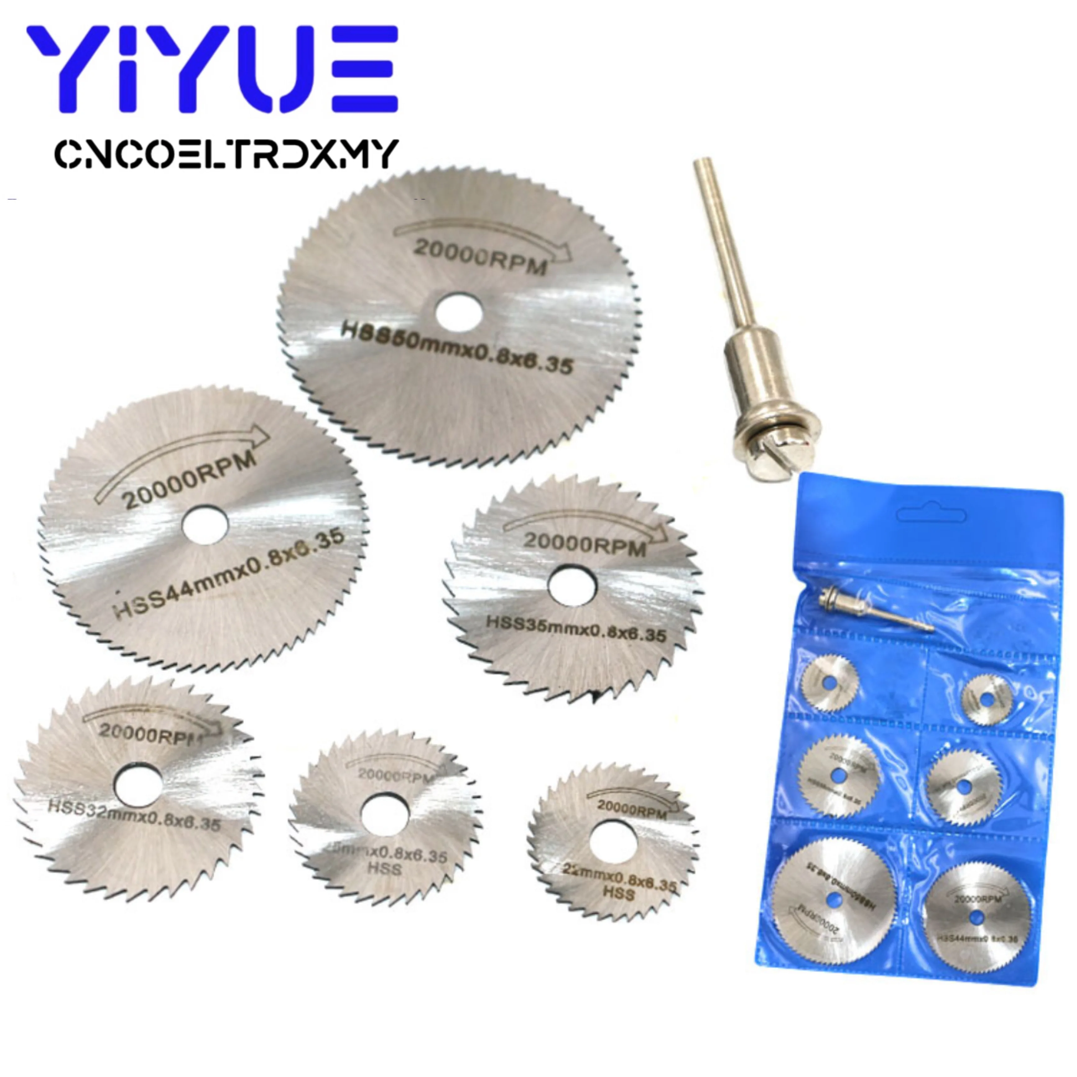 7 Pezzi Set Mini Hss Lama Per Sega Circolare Utensile Rotante Per Dremel Metal Cutter Set Di Utensili Elettrici Dischi Da Taglio Per Legno Trapano Man