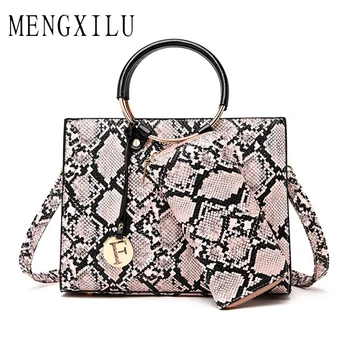 

2019 New Leather Handbag Luxury Crocodile Tote Bag Quality Shoulder Bags Handbags Women Famous Brands Designer Sac A Main Femme
