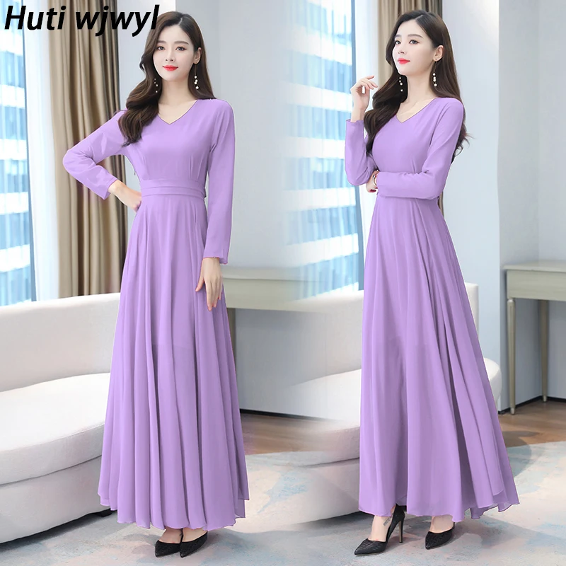 Autumn Winter Vintage Chiffon Boho Midi Dress 2020 4XL Plus Size Sexy Casual Maxi Dresses Women Party Long Sleeve Black Vestidos Autumn Winter Vintage Chiffon Boho Midi Dress 2020 4XL Plus Size Sexy Casual Maxi Dresses Women Party Long Sleeve Black Vestidos