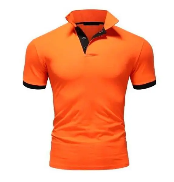 OLOEY Classic Men Summer Slimy Polo Shirt Tees Solid Color Turn-down Collar Casual Short Sleeve Top Free Shipping | Мужская одежда