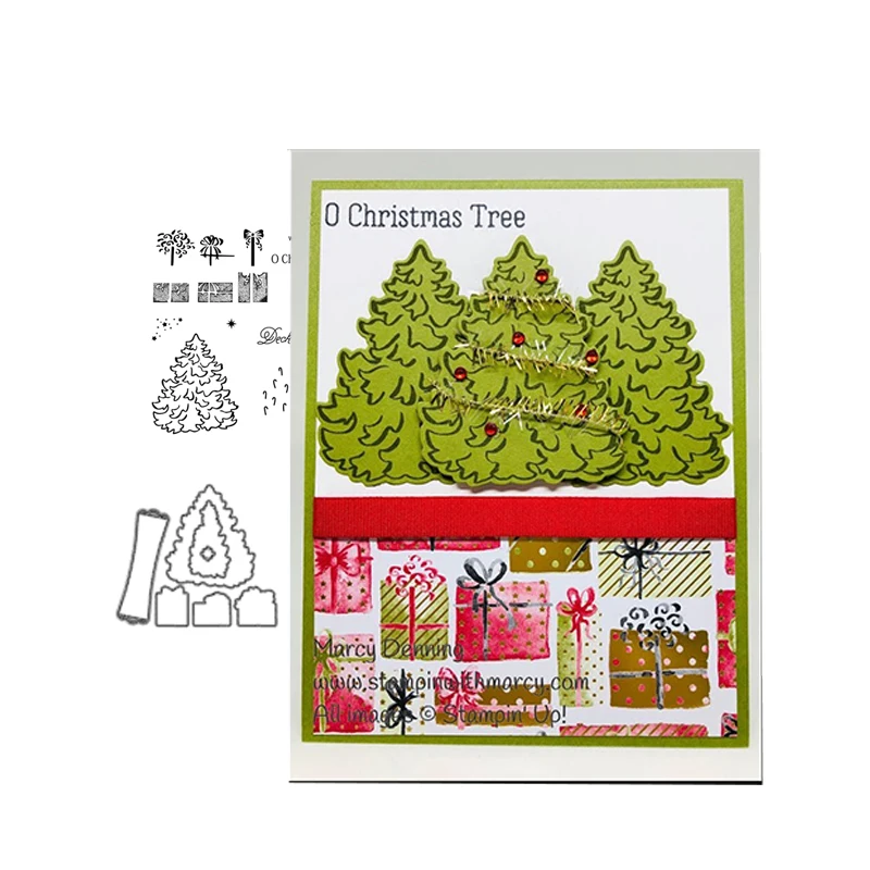 

JCarter Metal Cutting Dies and Stamps for Scrapbooking Craft Gift Christmas Tree Stencil Card Make Album Sheet Decoration 2019