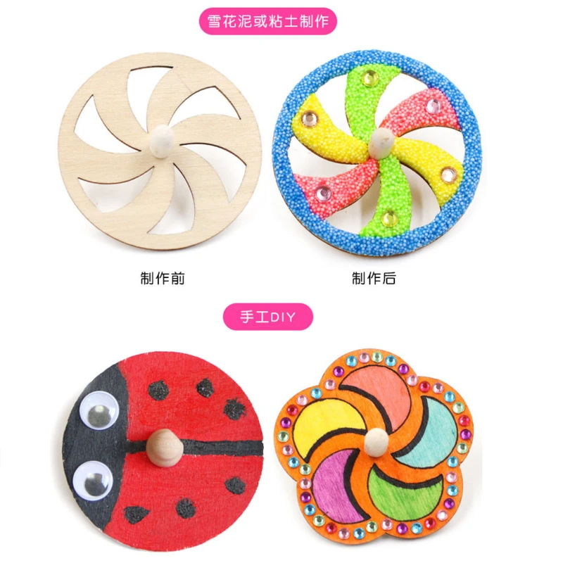 Creative Drawing Toys For Children Blank Spinning Tops Spirograph Educational Toys Coloring Drawing Board For Birthday Gift