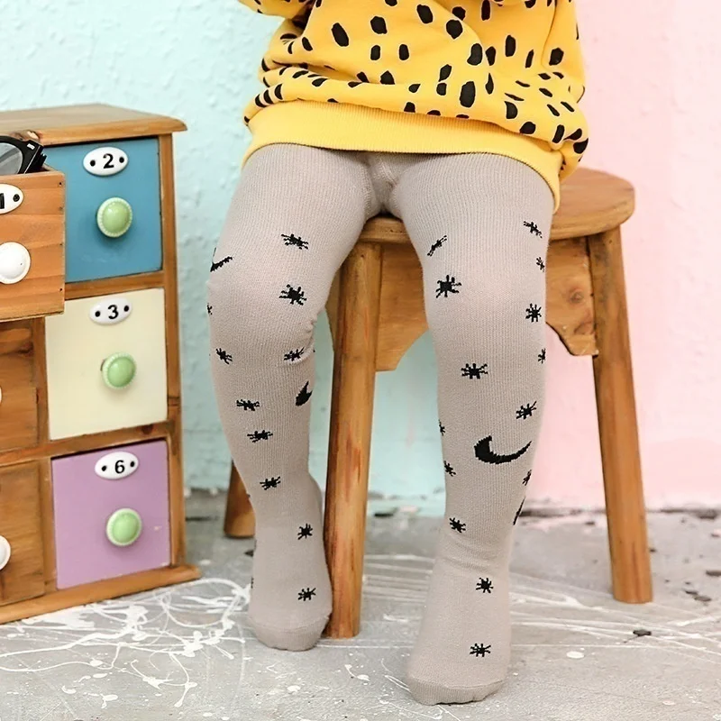 Knit Tights Girls Pantyhose EACHIN Baby Tights Leggings for Girls Boys Animal Graphic Pattern Style Tight Trousers Warm Toddler Pantyhose 0-3 Years