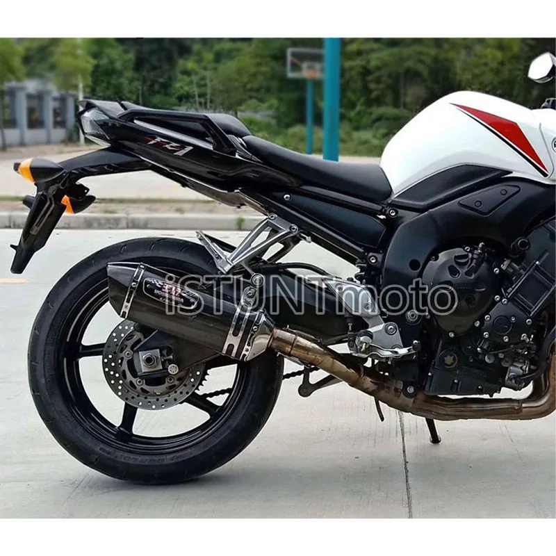 Слипоны для Yamaha FZ1 Fazer FZ1N мотоцикл Escape модифицированный скутер среднего звенья трубы полная система с глушитель