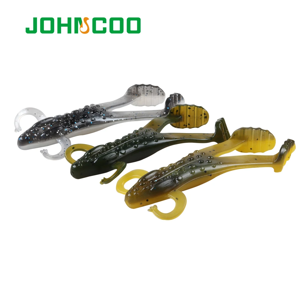 JOHNCOO 2 шт. приманка для рыбы в виде мягкой лягушки рыболовные приманки 10 5 см 12g