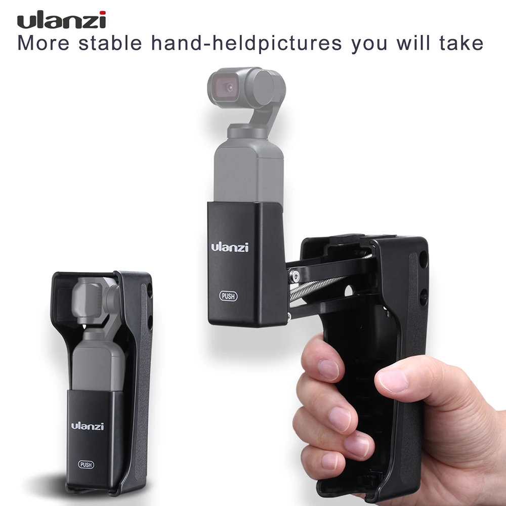 

ULANZI OP-9 Z-Axis Stabilizer for DJI OSMO POCKET, Stable Anti-shake 4th Axis Bracket with 1/4 Scew Osmo Pocket Accessory