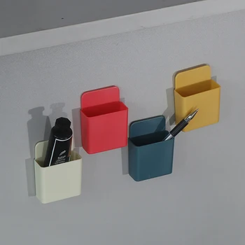 

1PC Wall Mounted Organizer Storage Box Remote Control Air Conditioner Storage Case Mobile Phone Plug Holder Stand Container