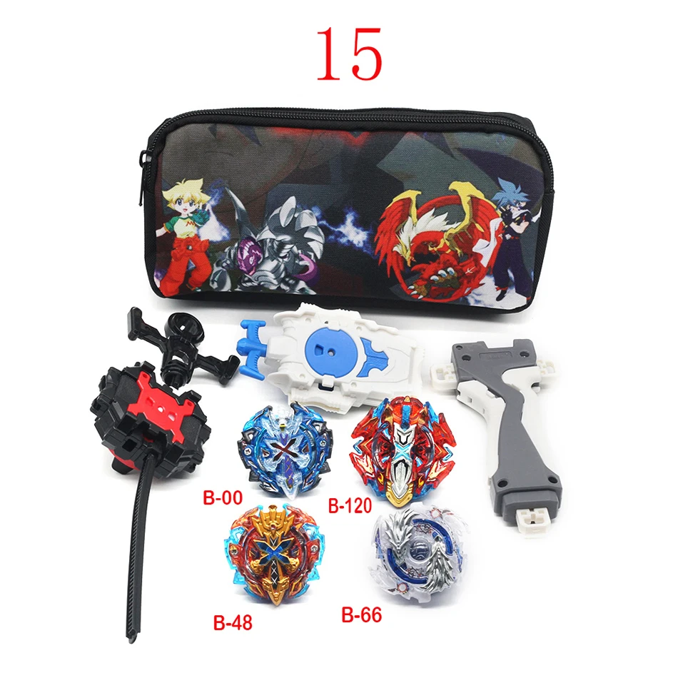 Beyblade Burst с пусковым устройством новая Гироскопическая игрушка и мультяшная Детская сумка для хранения игрушек Beyblade Подарочный металлический 4d на день рождения ребенка