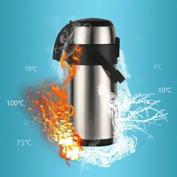 

1 Pc Insulation Bottle Pressure Type Insulation Bottle 3L Large Capacity Thermal Kettle for Kitchen Home Water Bottle
