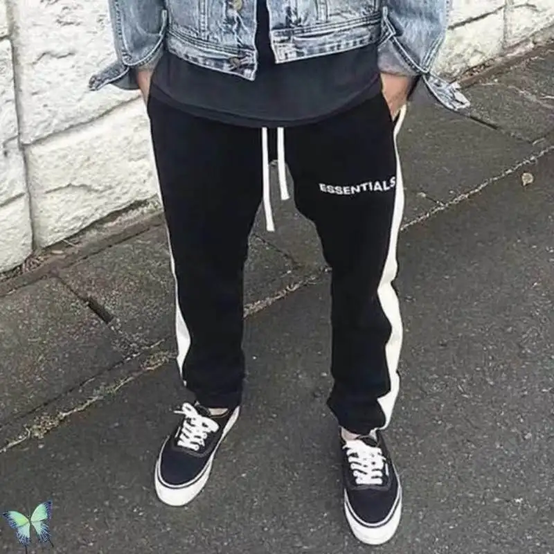 

Essentials Sweatpants Men Women Patchwork Drawstring Essentials Pants