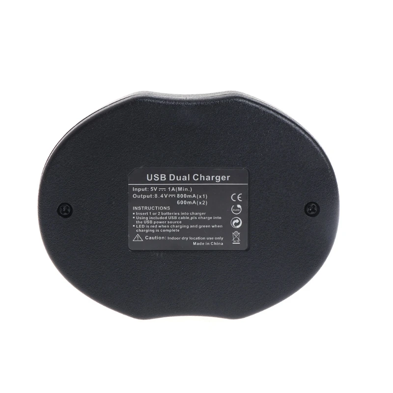 LC-E6E USB двойное зарядное устройство для Canon LP-E6 EOS 6D 7D 5D Mark II III 70D 60D 28TE
