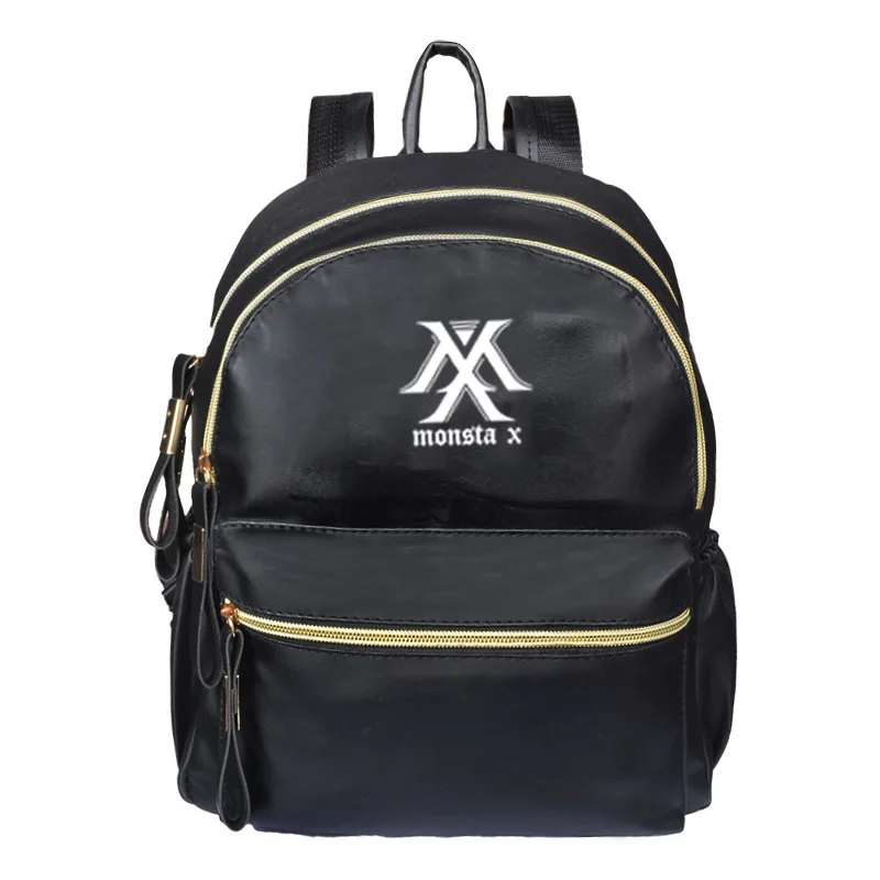 

KPOP MONSTA X Backpack With The Same Bag Men And Women Canvas Bag Drioshipping