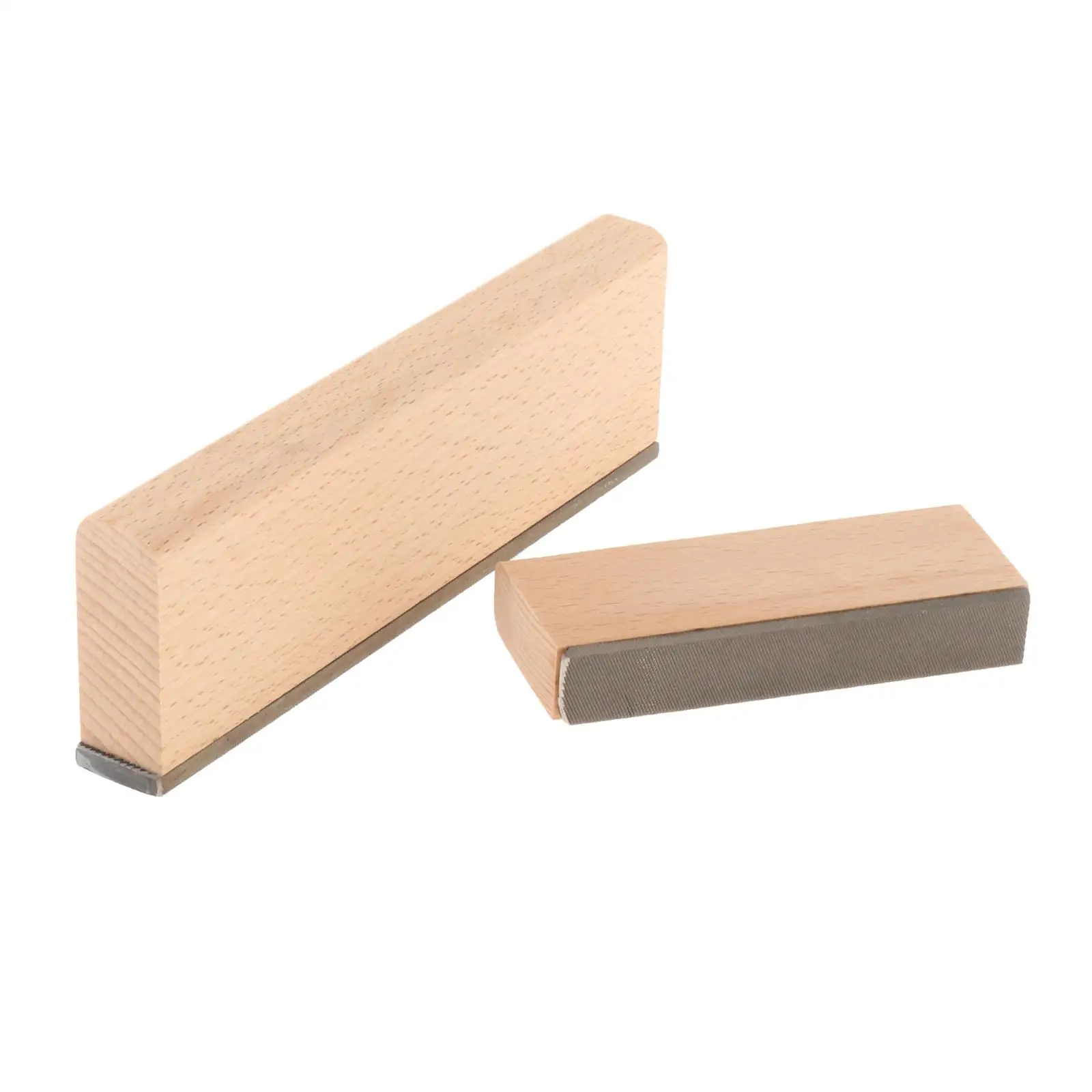 Maple Wood & Iron Frets Neck Leveling Polishing File Tool for Bass Banjo Mandolin