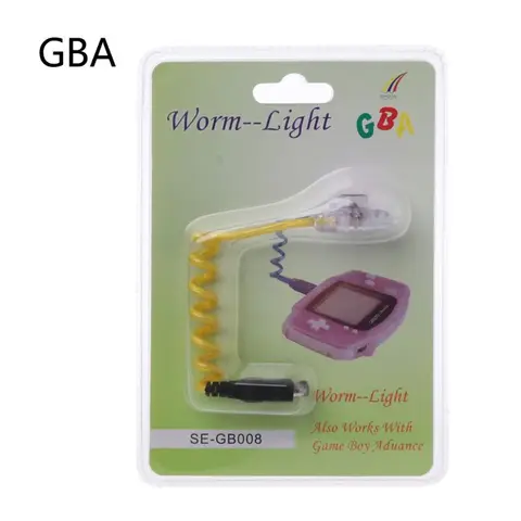 Quality New Flexible Worm Light Illumination LED Lamps for Nintend Gameboy GBA GBC GBP Console