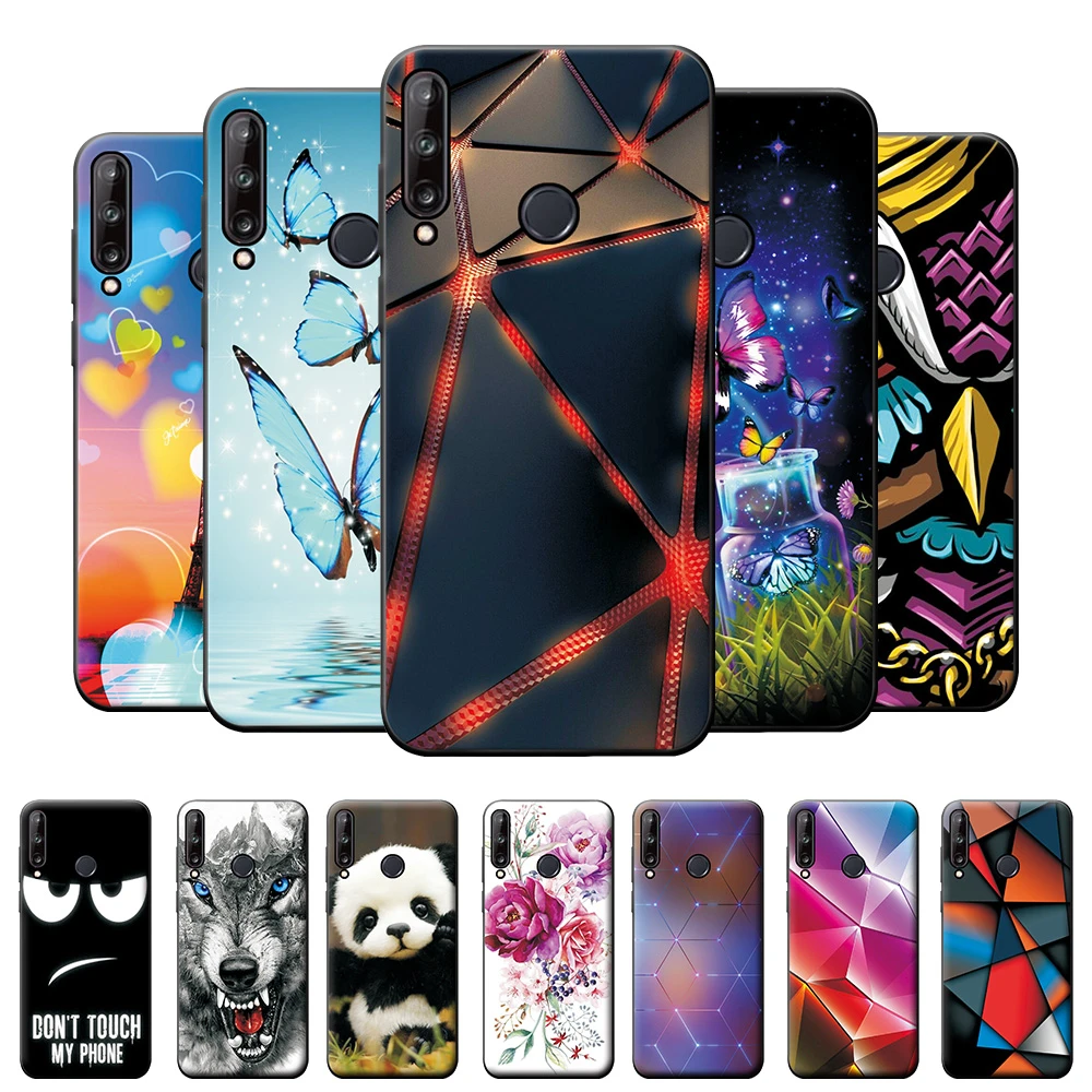 For Huawei Nova 4e P30 Lite Case Silicone Soft Tpu Phone Cover For Honor  20s Mar-lx1h Back Cover Protective Case Bumper 